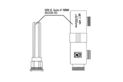 JBL UV-C II 18W Gehäuse + Quarzglas
