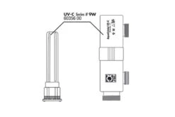 JBL UV-C II 9W Gehäuse + Quarzglas