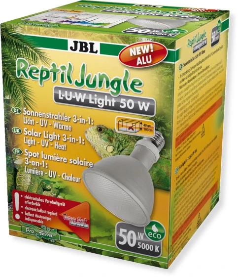 JBL ReptilJungle L-U-W Light, Alu, 50 Watt 1 JBL ReptilJungle L-U-W Light, Alu, 50 Watt
