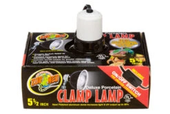 Zoomed Porcelain Clamp Lamp (max 60w) 14cm