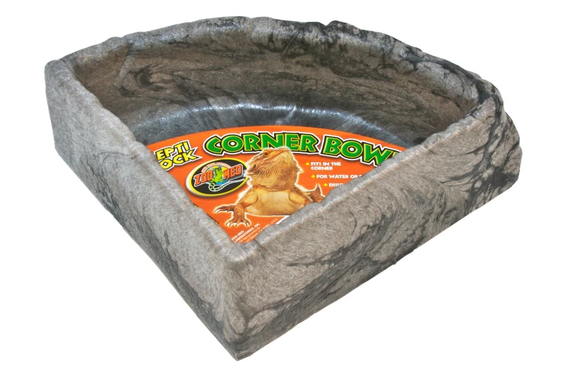 Zoomed Repti Rock Corner Water Dish LG 1 Zoomed Repti Rock Corner Water Dish LG